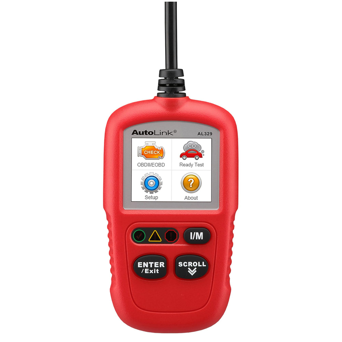 Autel AL329 front view showing buttons and robust housing for fast diagnostics