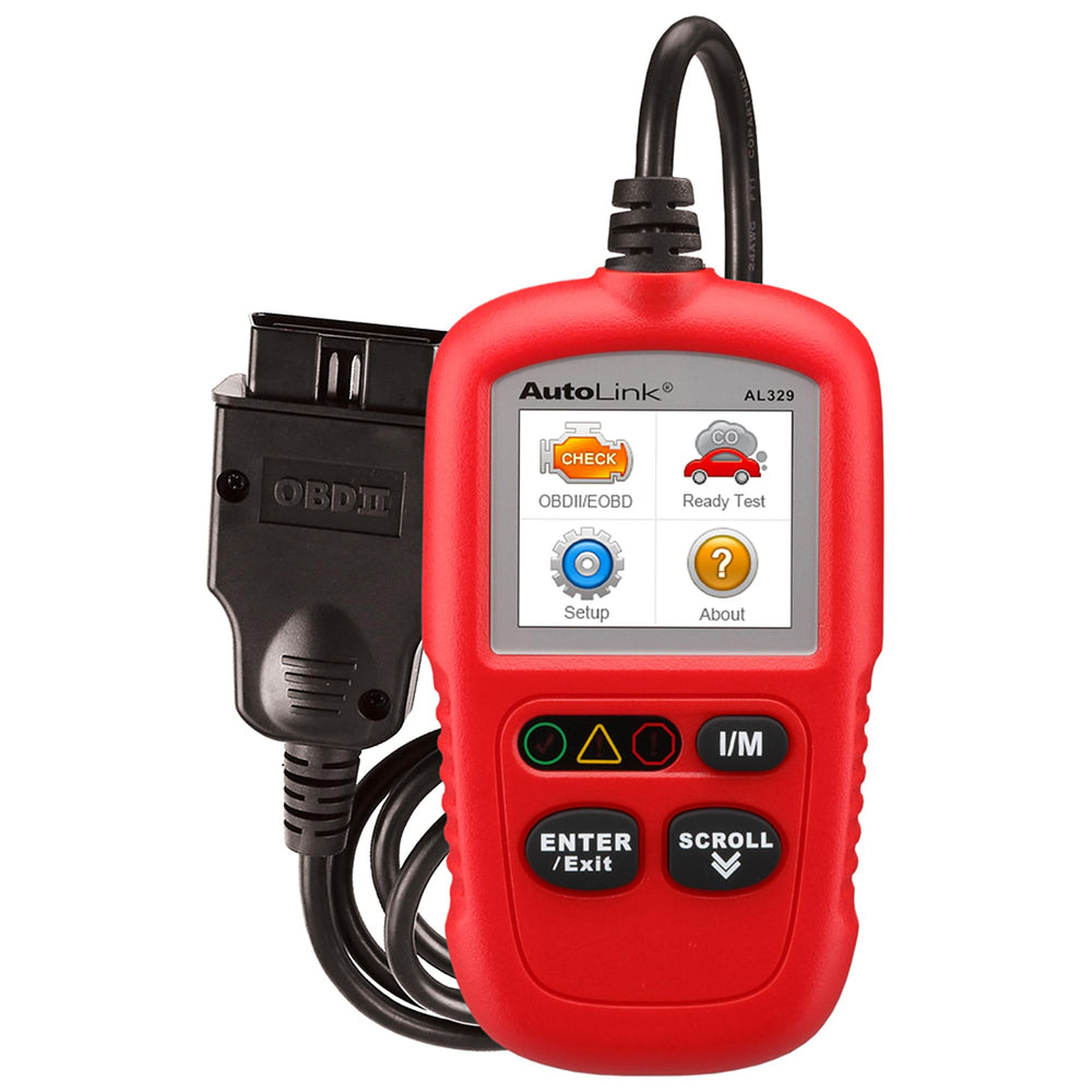 Autel AL329 held in hand to show compact size and portability advantage