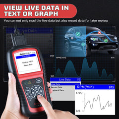 Autel AL519 code lookup screen with DTC description to speed repairs