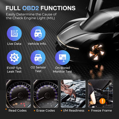 Autel ML629 menu listing ABS and SRS functions for targeted system checks