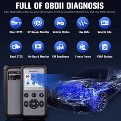 Autel ML629 OBD2 connector cable plugged in providing fast vehicle access