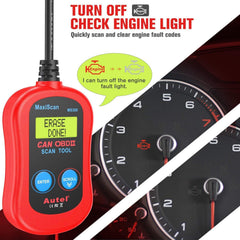 Autel MS300 stored in glovebox, Autel convenience for on-road diagnostics