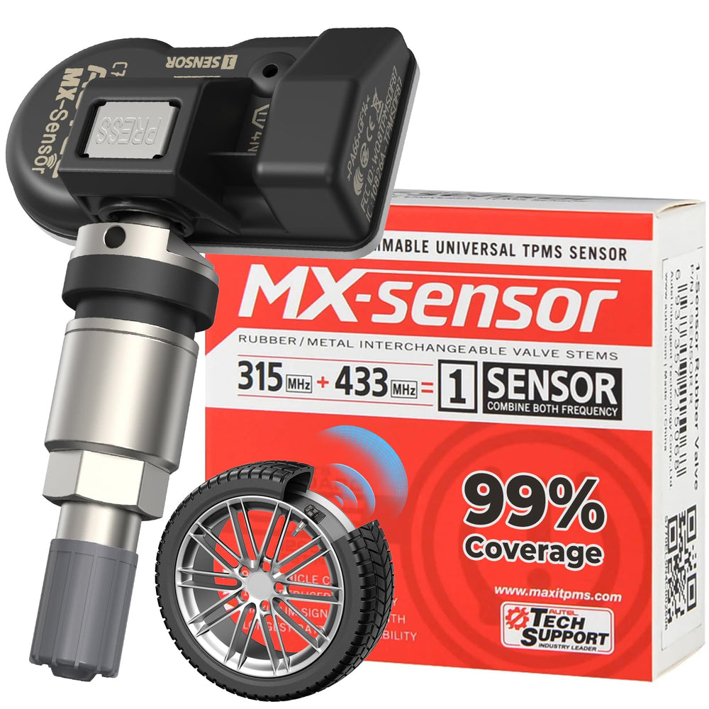 Autel MX-Sensor front view showing compact sensor and easy install benefit