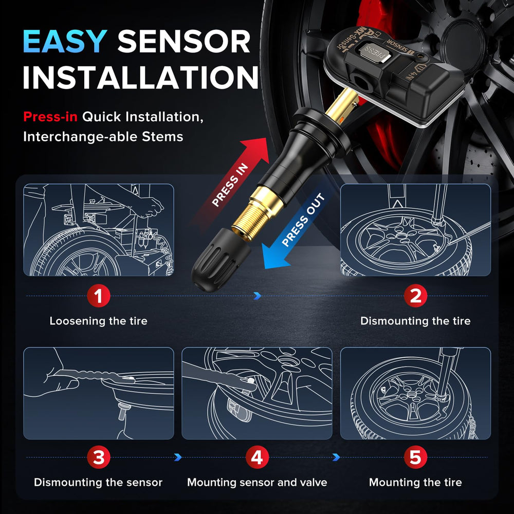 Autel MX-Sensor on a technician workbench showing shop-ready installation convenience