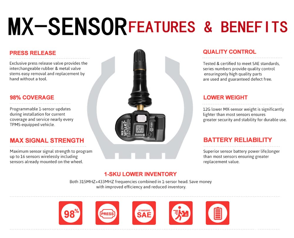 Autel MX-Sensor valve close-up highlighting interchangeable valve convenience