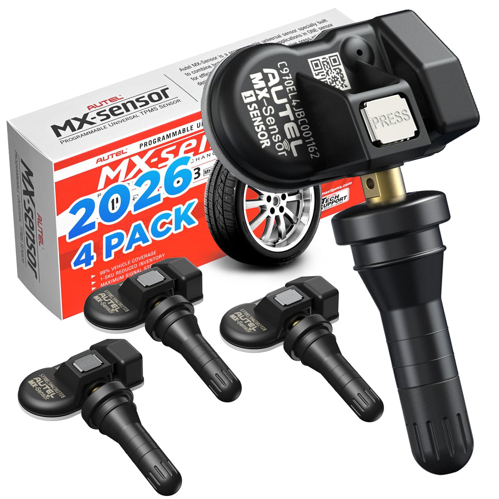 Autel MX-Sensor front package showing four sensors and benefits