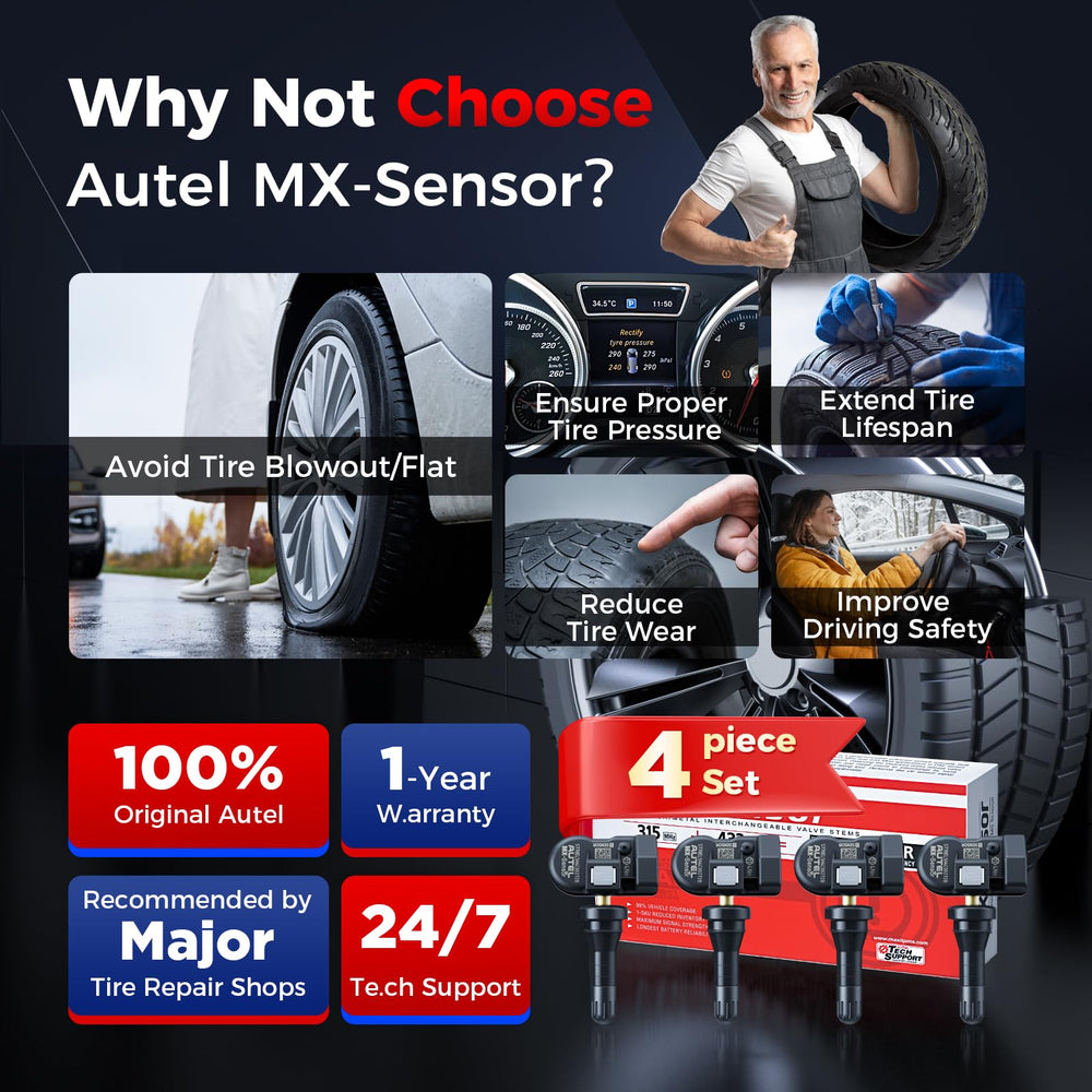 Autel MX-Sensor serial number imprint for quality tracking