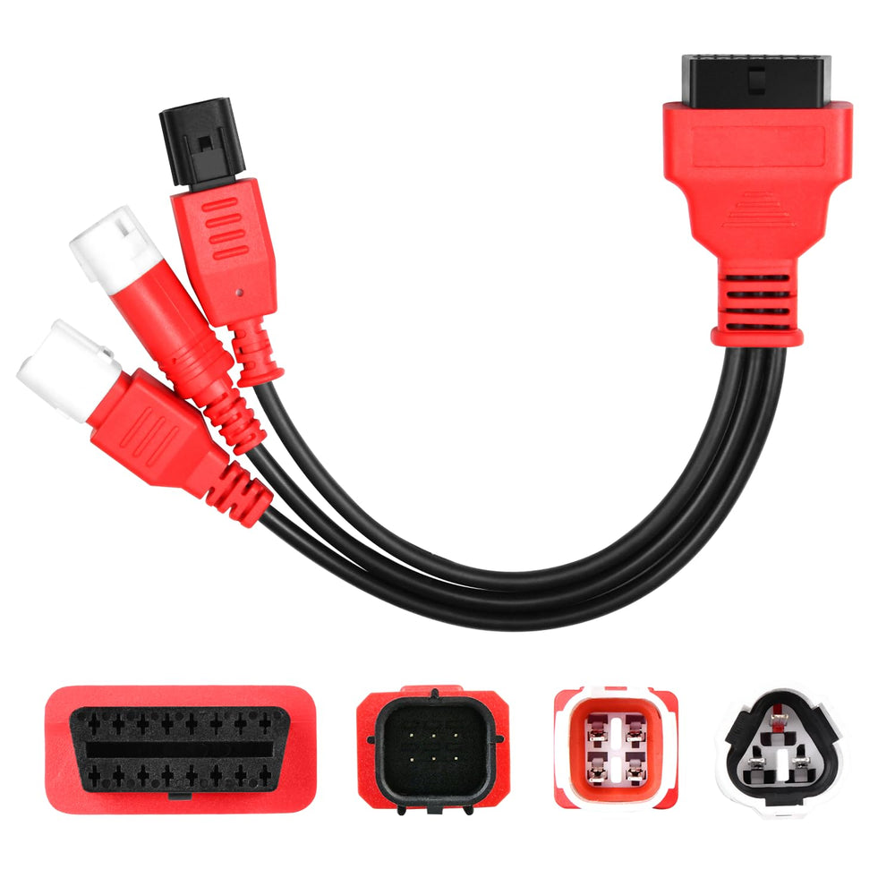 Autel original adapter front view showing compact design and durable build