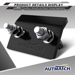 AUTMATCH close-up of the tightener plate highlighting sturdy forged steel and anti-bend design