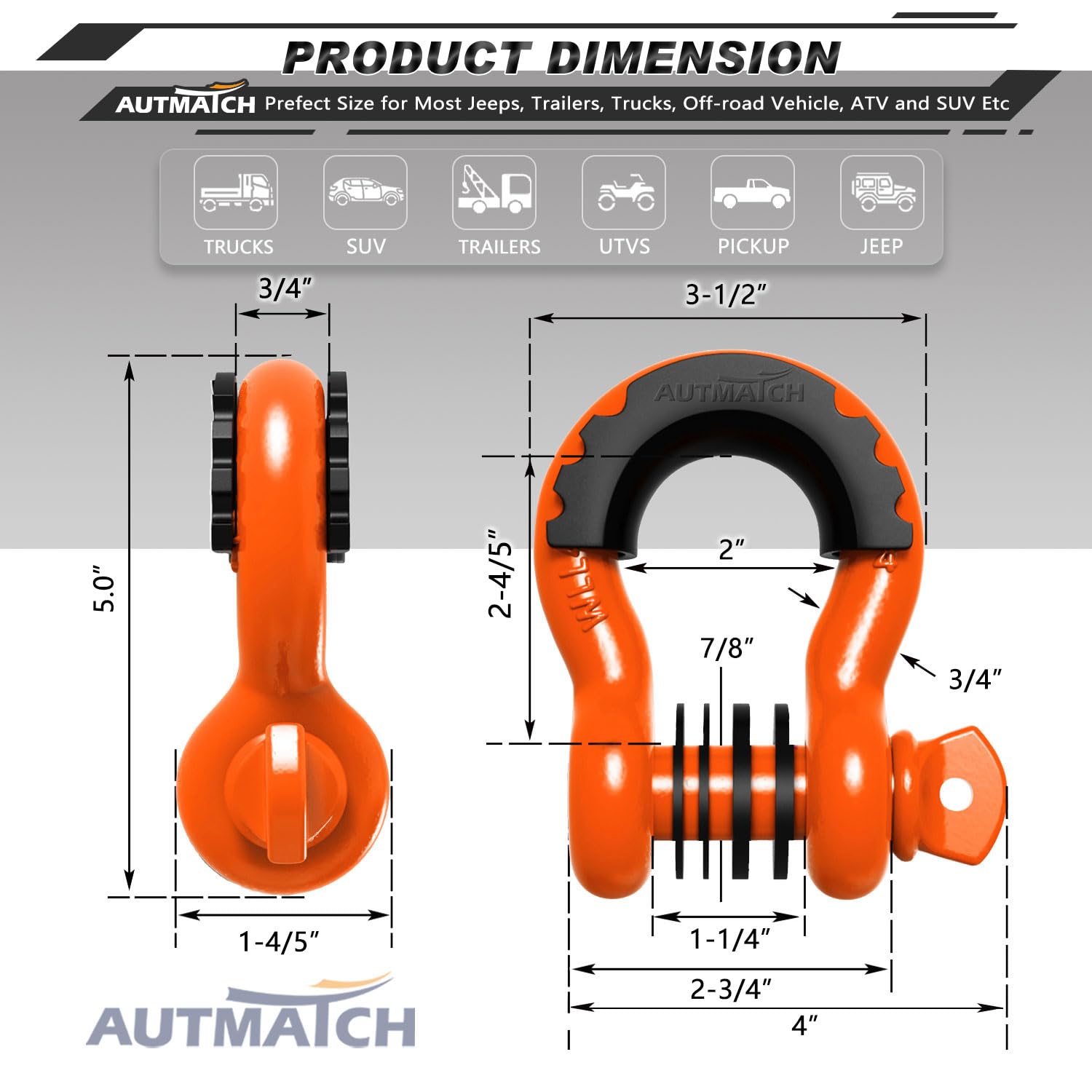 AUTMATCH rubber isolator detail reducing noise and protecting vehicle finish