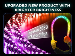 Autmens spiral LED texture close-up providing smooth 360-degree illumination