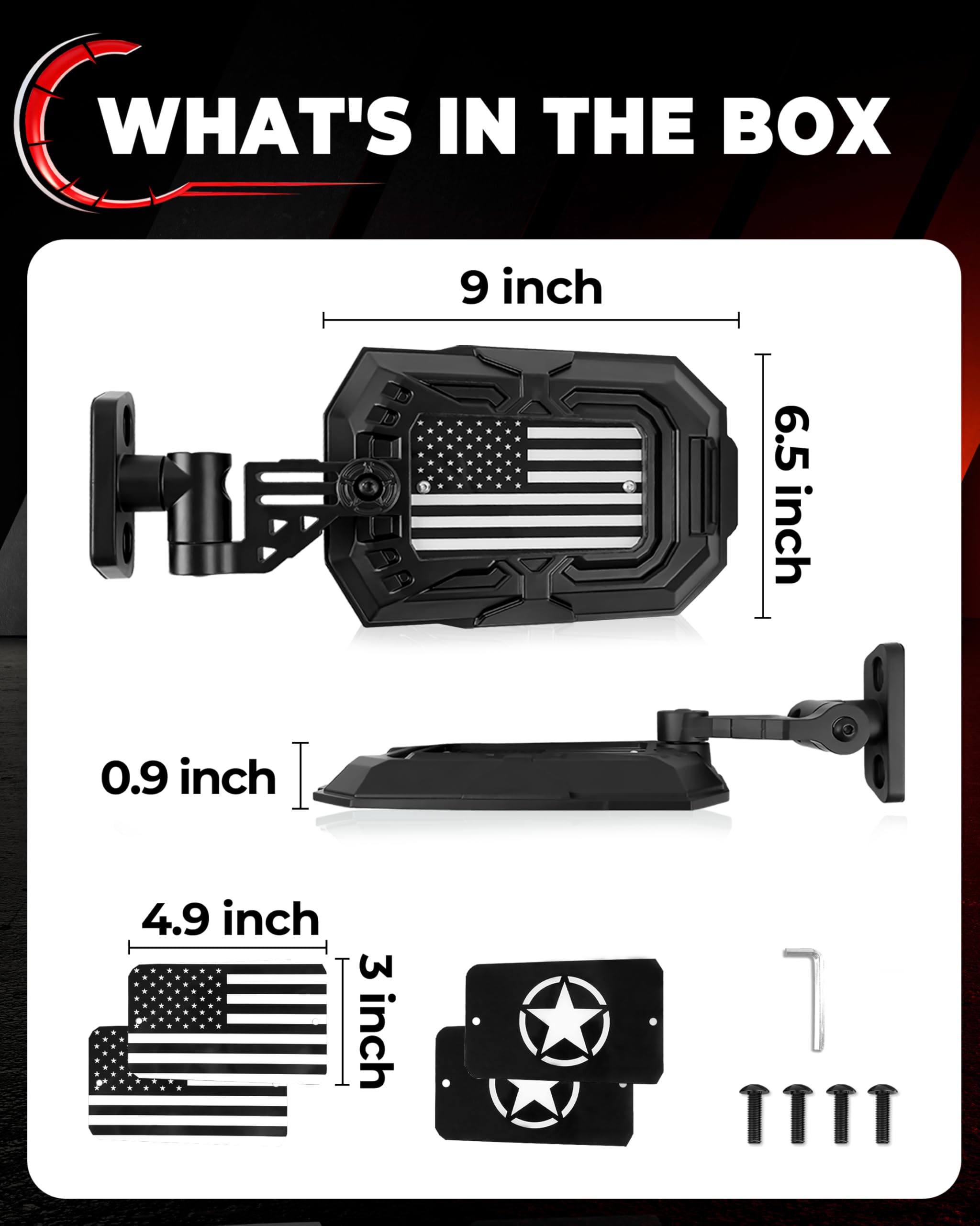 Auto Buero packaged kit with hardware enabling easy installation