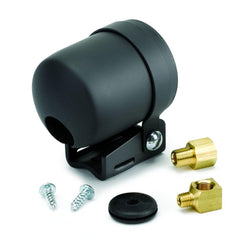 AUTO METER 2204 close-up of black finish highlighting durable texture
