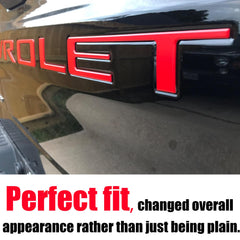 AUTO SAFETY installed on tailgate showing transformed rear look and clear visual impact