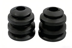 Autoacc bump stop installed on lower control arm demonstrating fit and protection