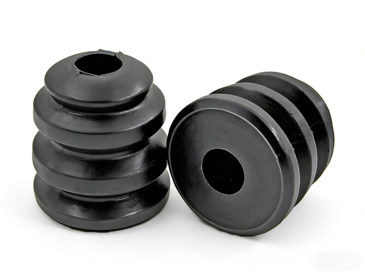 Autoacc front bump stops front packaging showing pair and fitment benefits