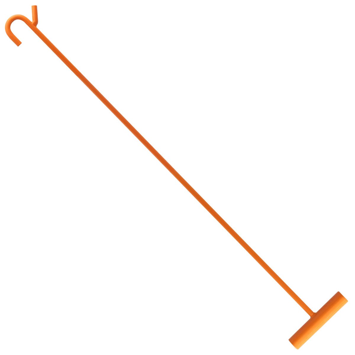AUTOAlkins front view puller showing solid steel chrome finish and long reach benefit