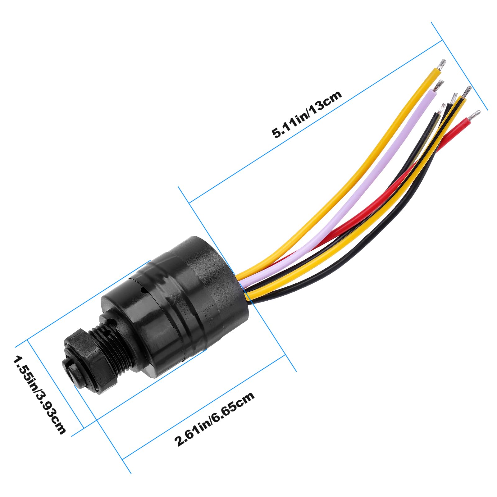 AUTOBABA ignition switch installed on outboard console, ready-for-use reliability