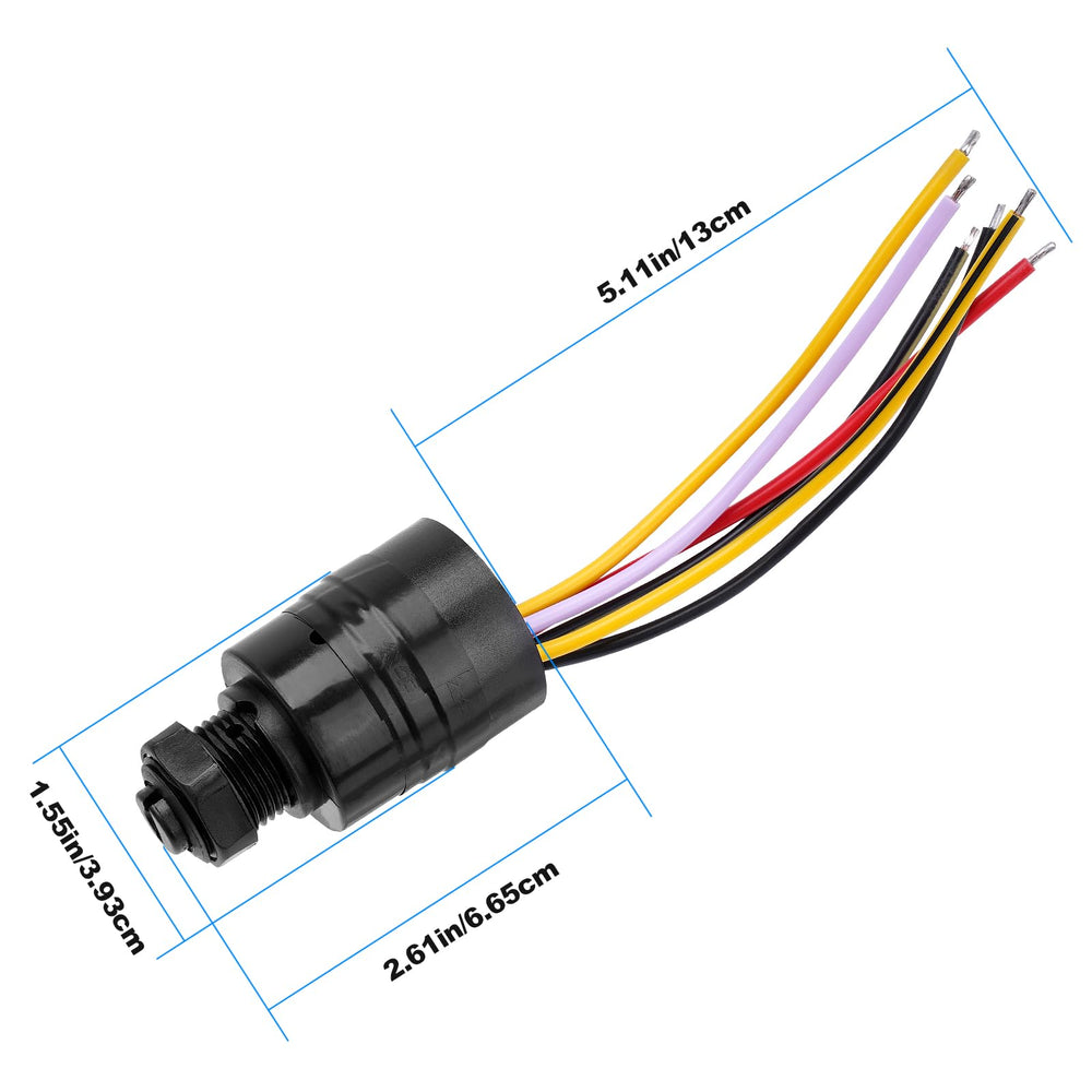 AUTOBABA ignition switch installed on outboard console, ready-for-use reliability