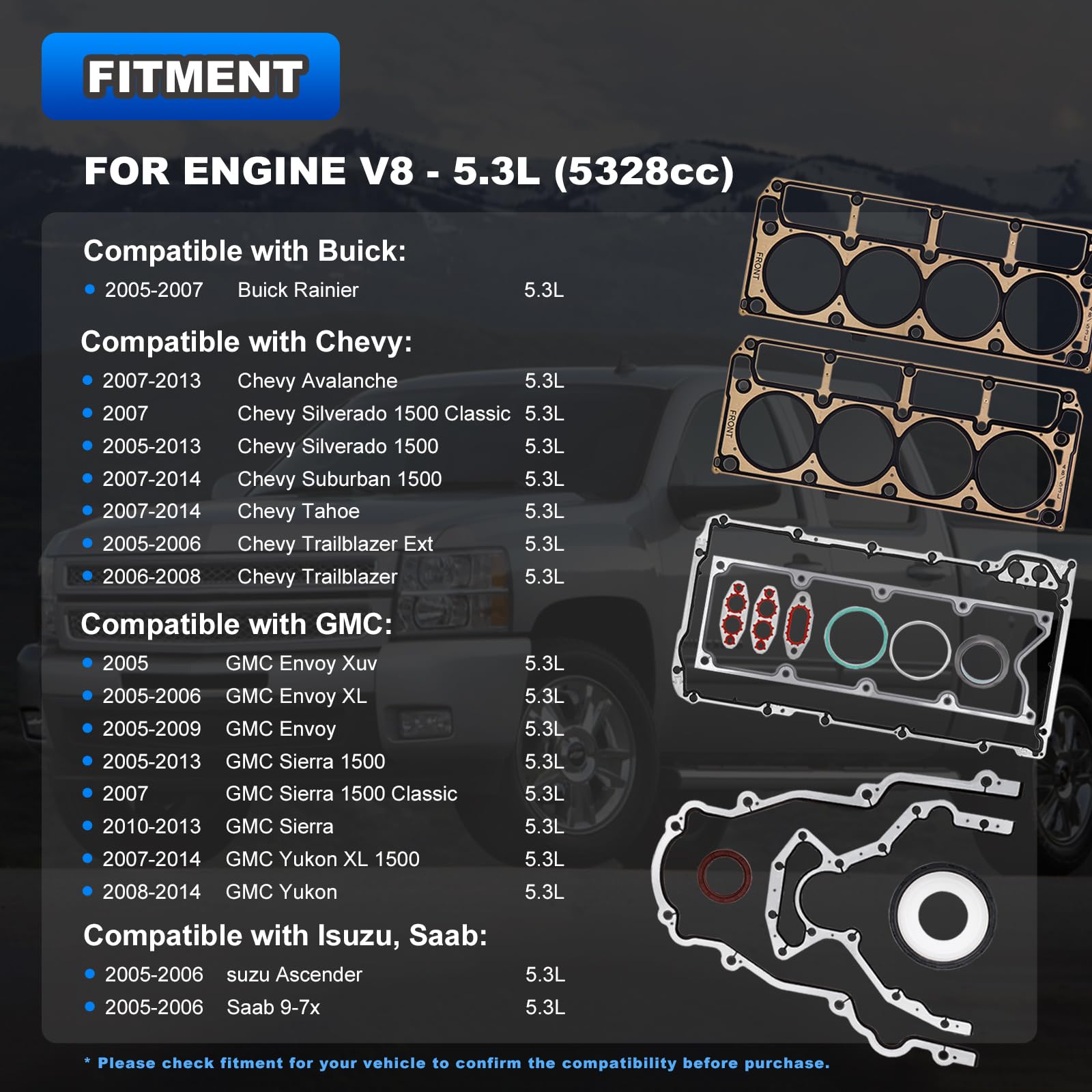 AUTOBABA multi-layer steel head gasket close-up showing sealing layers for reliable combustion sealing
