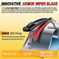 AUTOBOO close-up of rubber edge for smooth, streak-free wiping