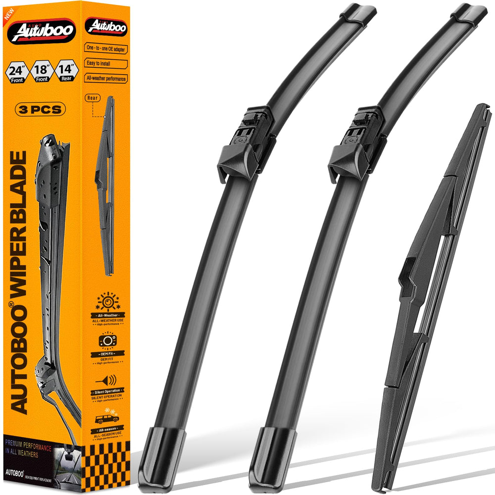 AUTOBOO front packaging showing Mazda CX5 CX9 compatibility and OEM fit benefit
