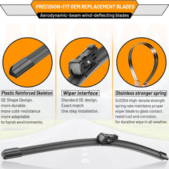 AUTOBOO installed 27-inch driver blade improving windshield visibility