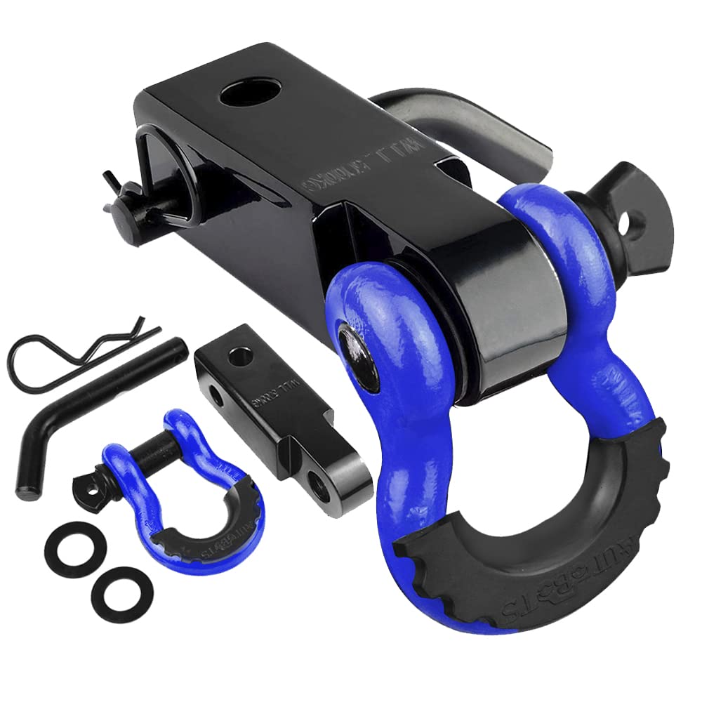 AUTOBOTS front view blue receiver showing robust construction and secure fit