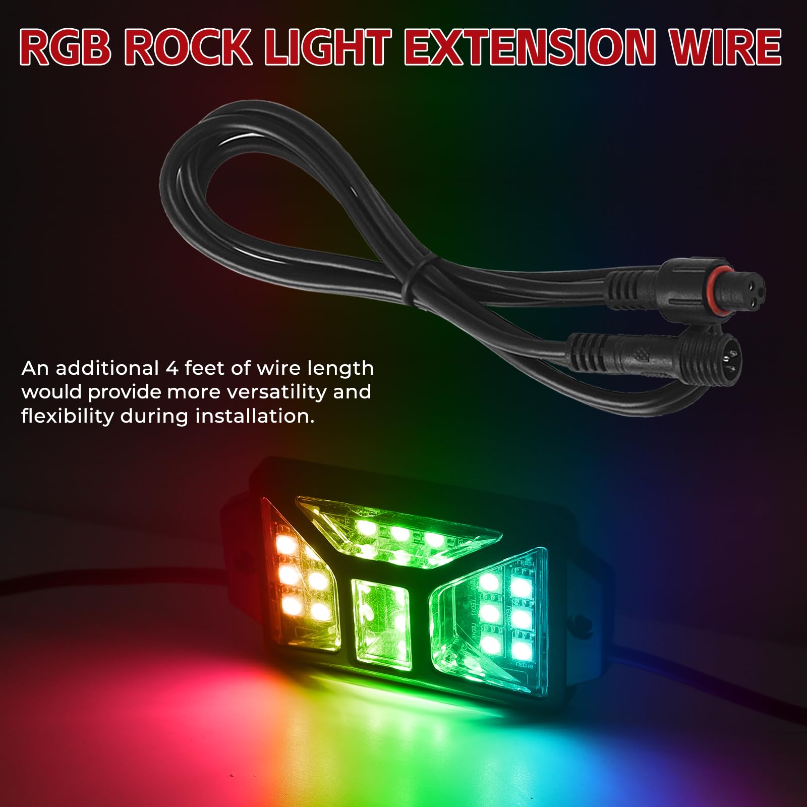 Auto Buero smartphone app and RF remote demonstrating 16M color control and easy pattern selection