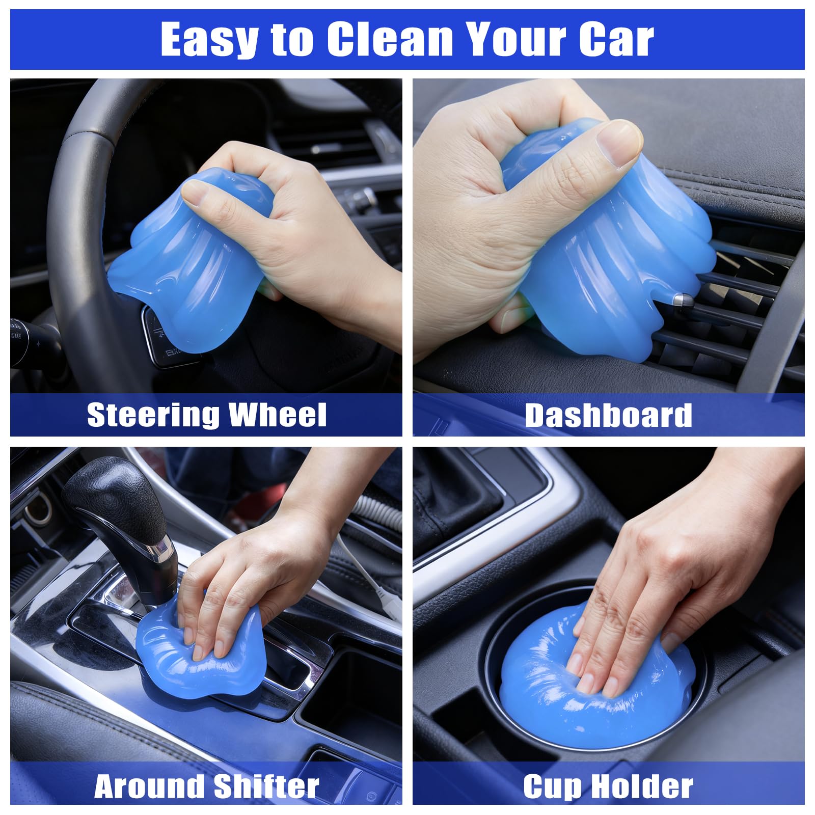 AUTODECO detailing brush set arranged by size for precise cleaning