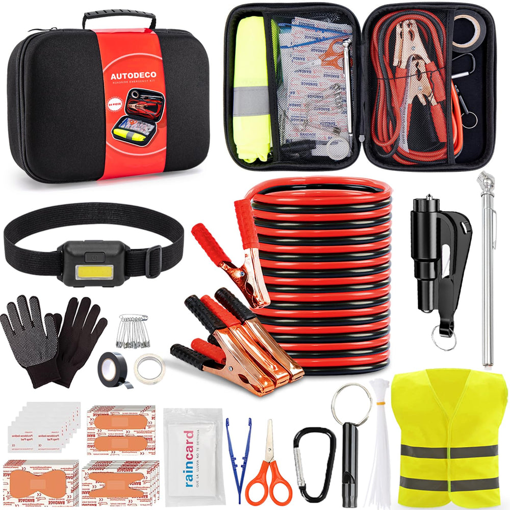 AUTODECO front view organizer bag showing compact storage and easy access benefit