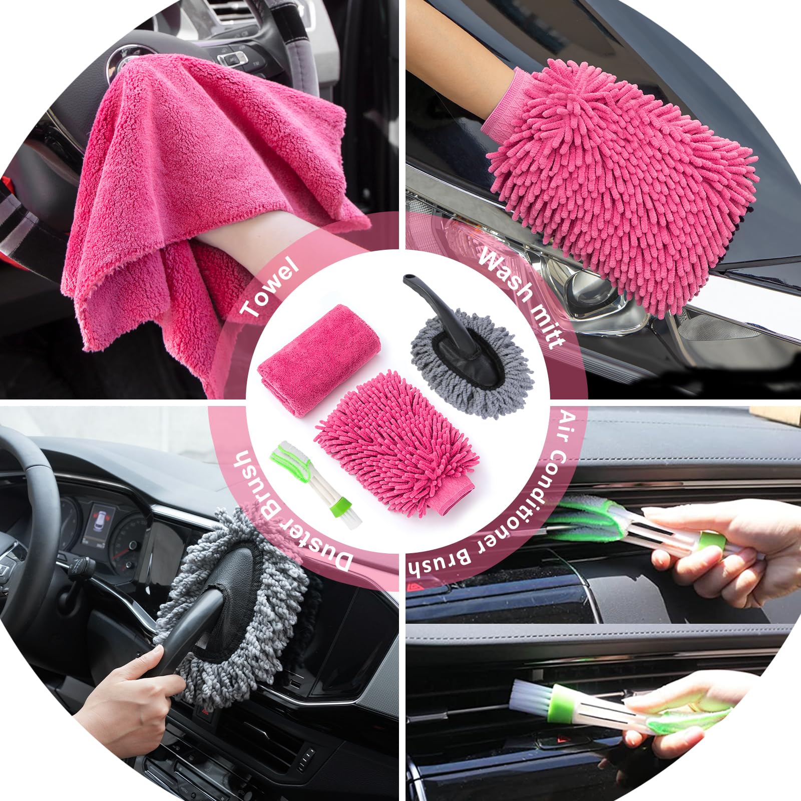 AUTODECO snow shovel on car hood illustrating safe ice removal without scratches