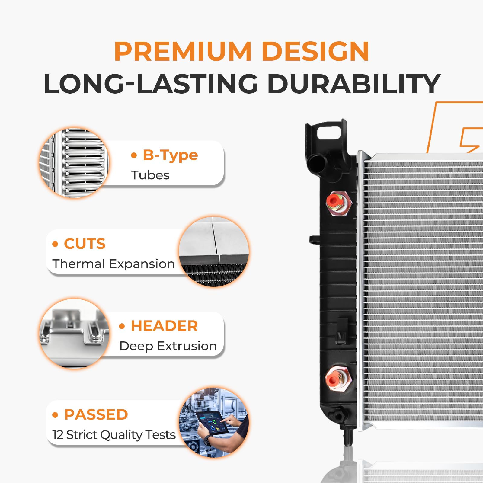 autoexact 2370 fin louver structure showing optimized airflow efficiency