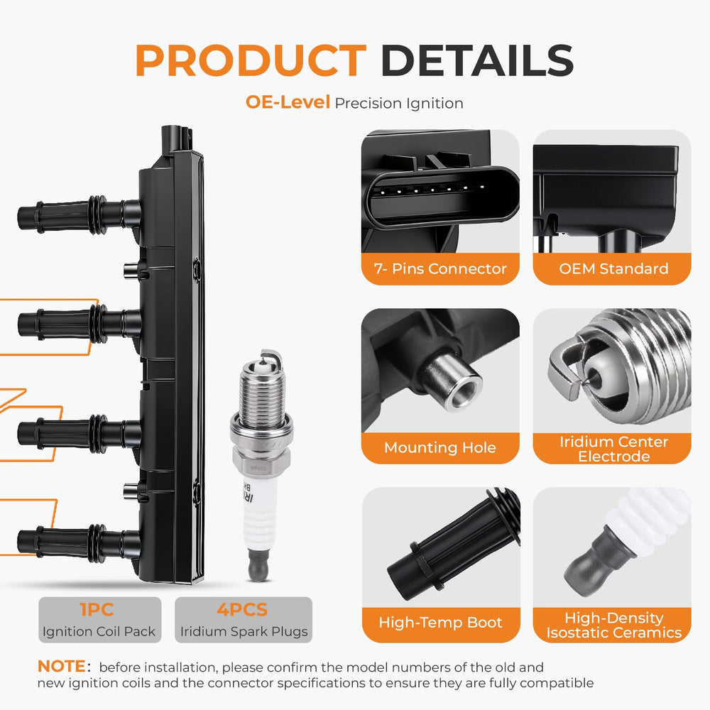 Autoexact coil mounted on engine, demonstrates correct positioning and fit