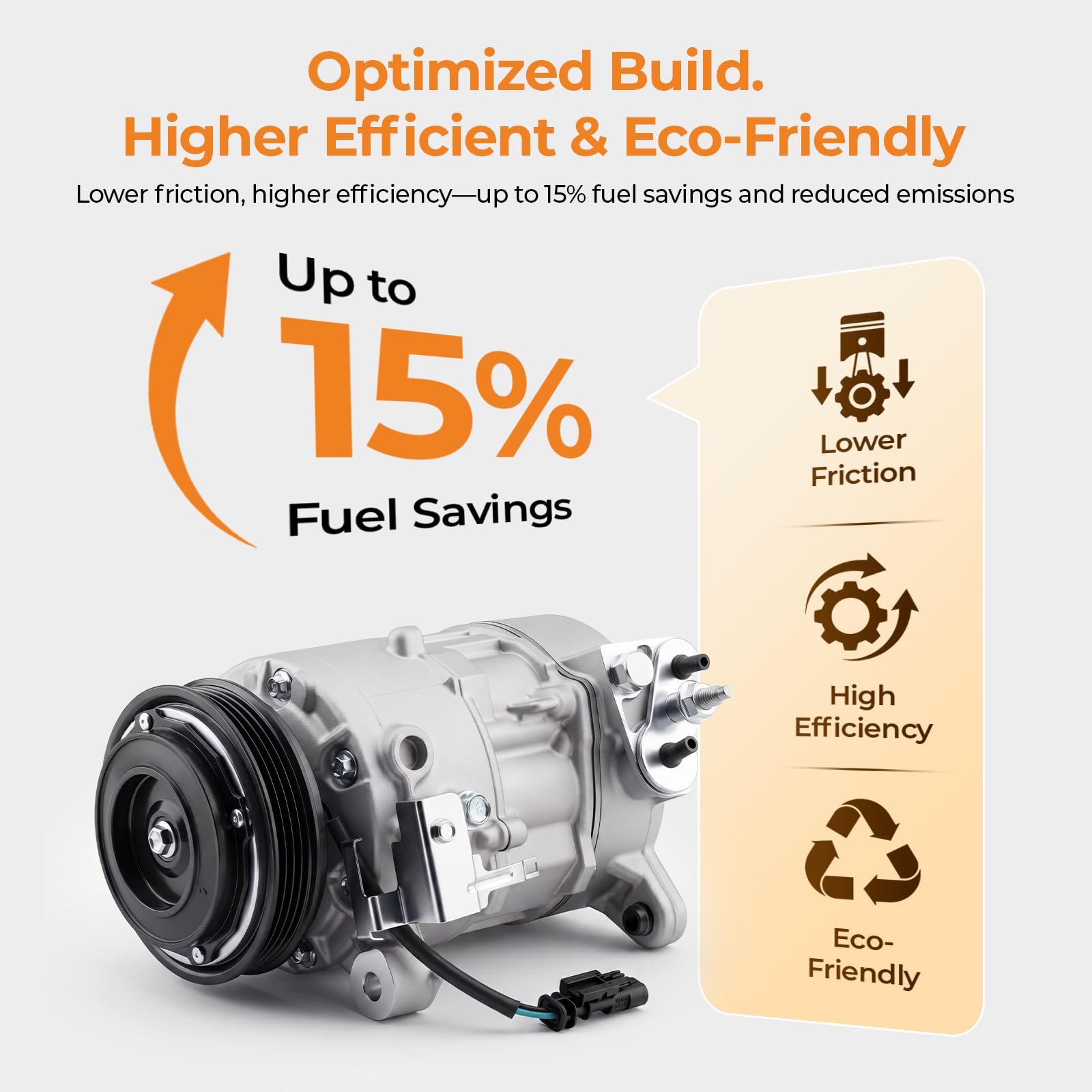 autoexact compressor installed in engine bay showing seamless vehicle integration