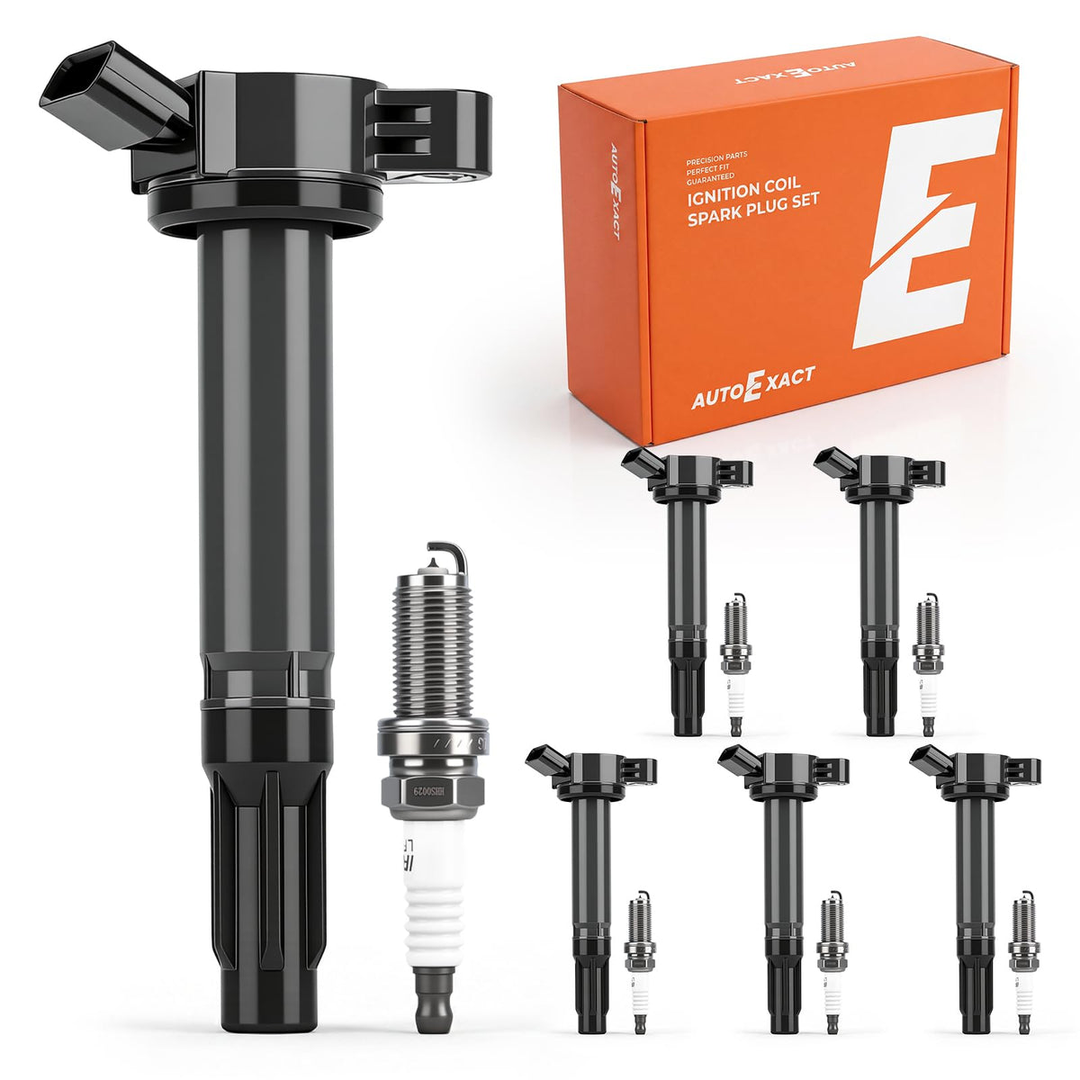 autoexact front packaging showing full six‑cylinder ignition kit and easy fit