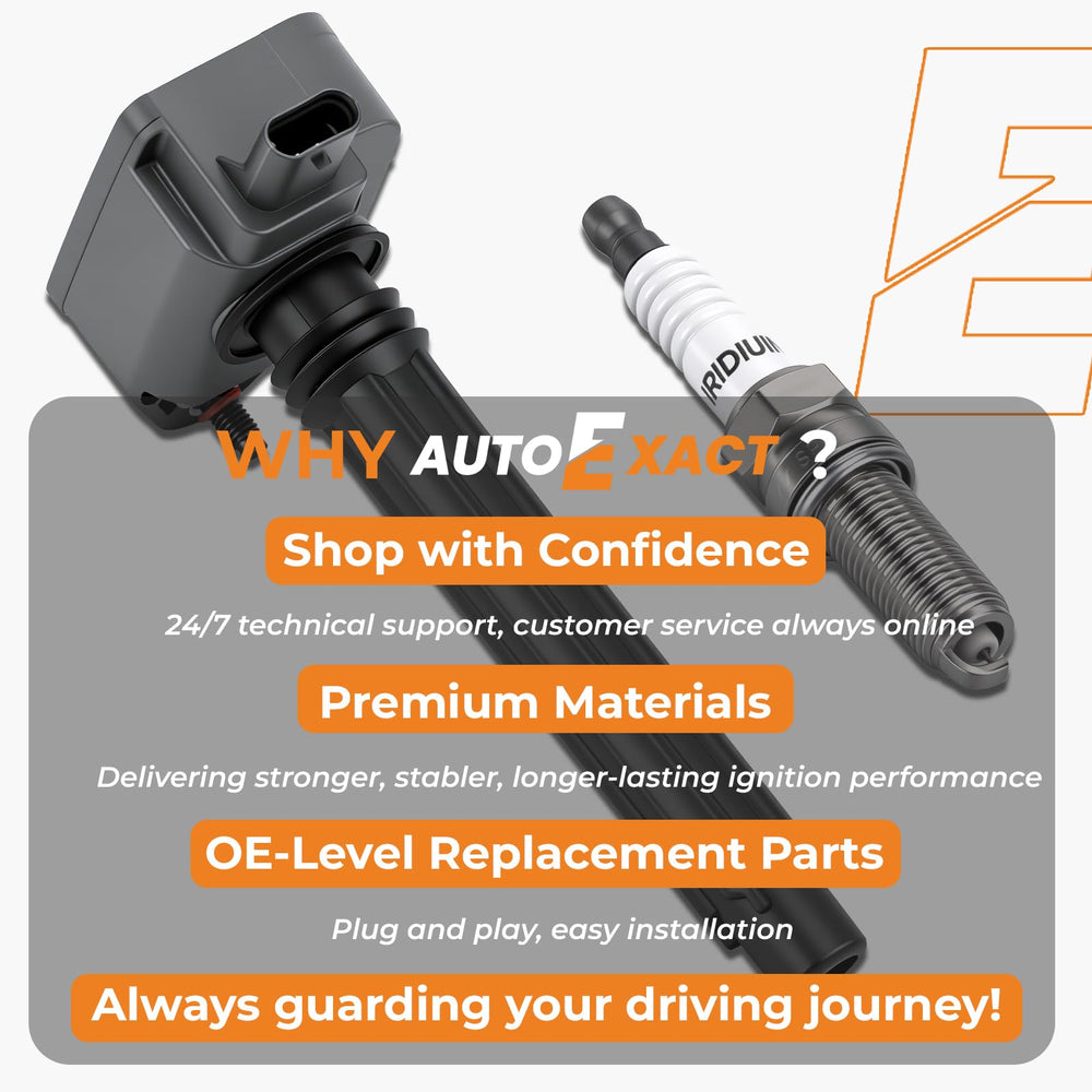 autoexact kit components laid out showing six coils and six plugs for full bank replacement