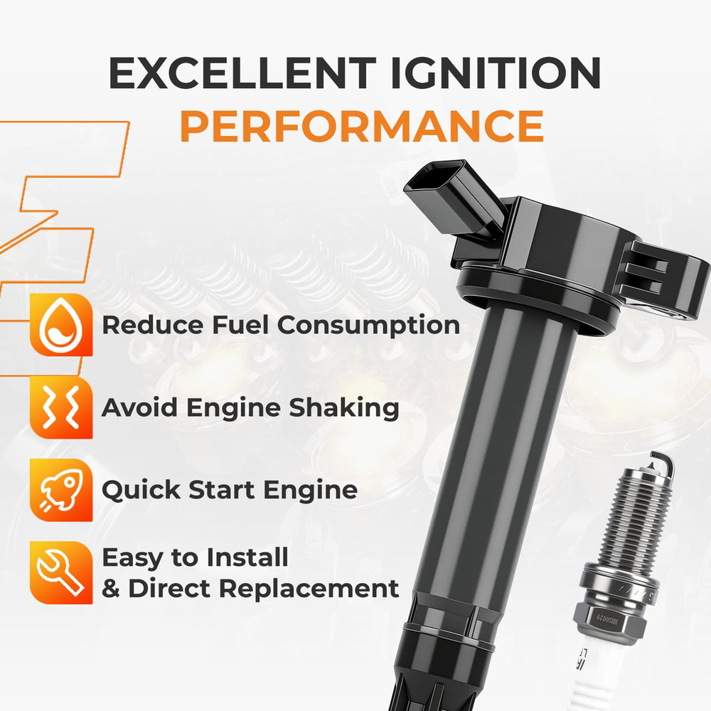 autoexact single ignition coil closeup showing durable housing and reliability