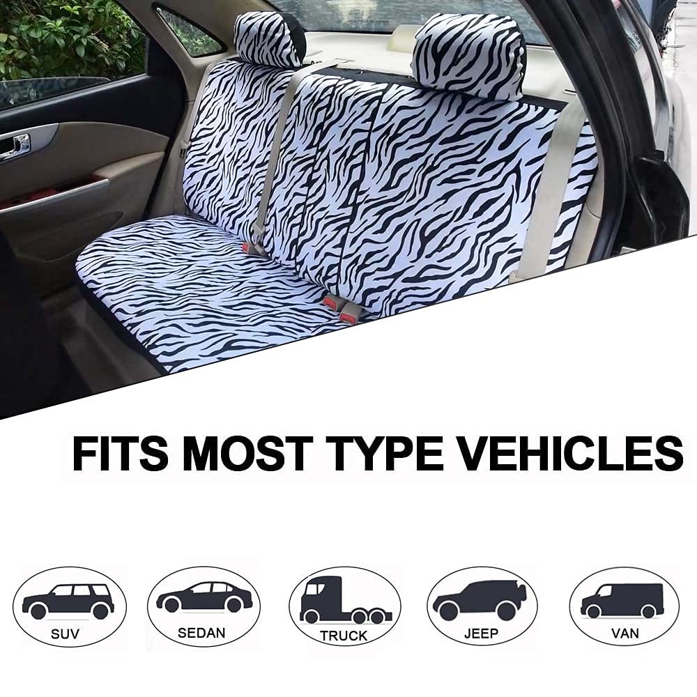AUTOFAN installation view showing straps, hooks and rear zippers securing fit