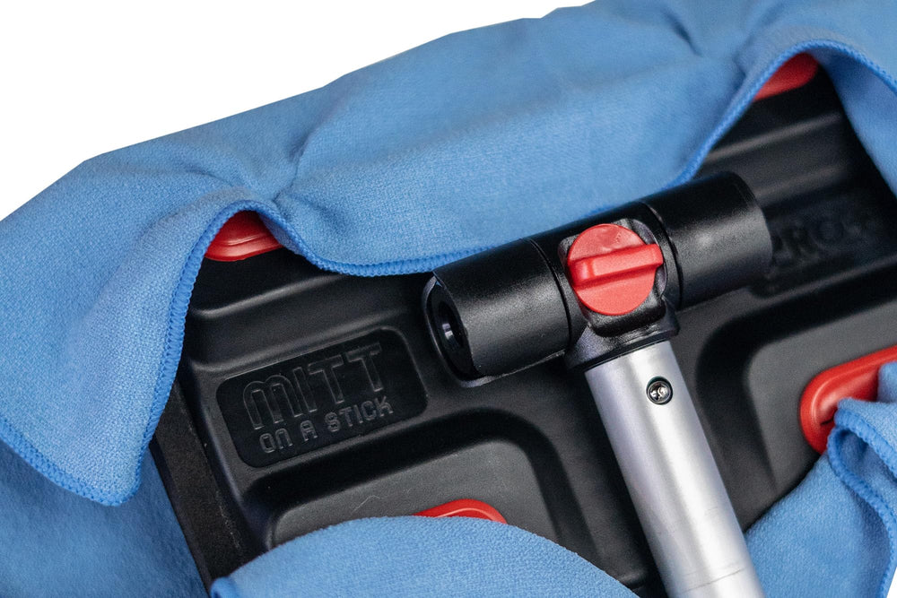 Autofiber extended 57-inch padded pole reaching roof and gutters easily