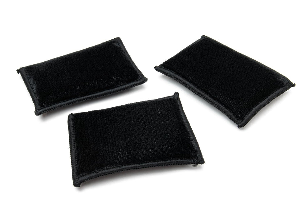 Autofiber Scrub Ninja Max three-pack front view showing mitt shape and black color for easy storage