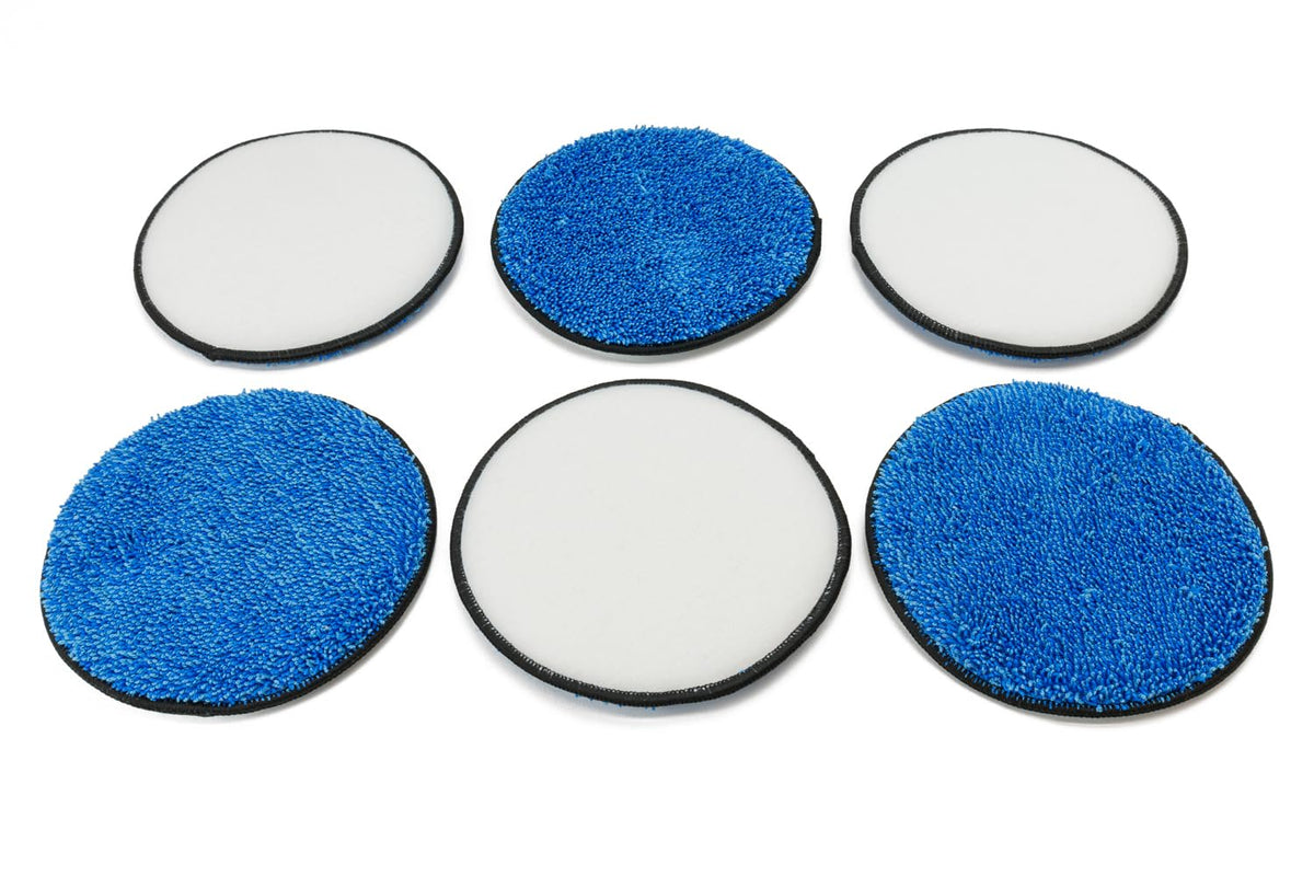 Autofiber U.F.O. pad front view showing texture and quick-clean benefit
