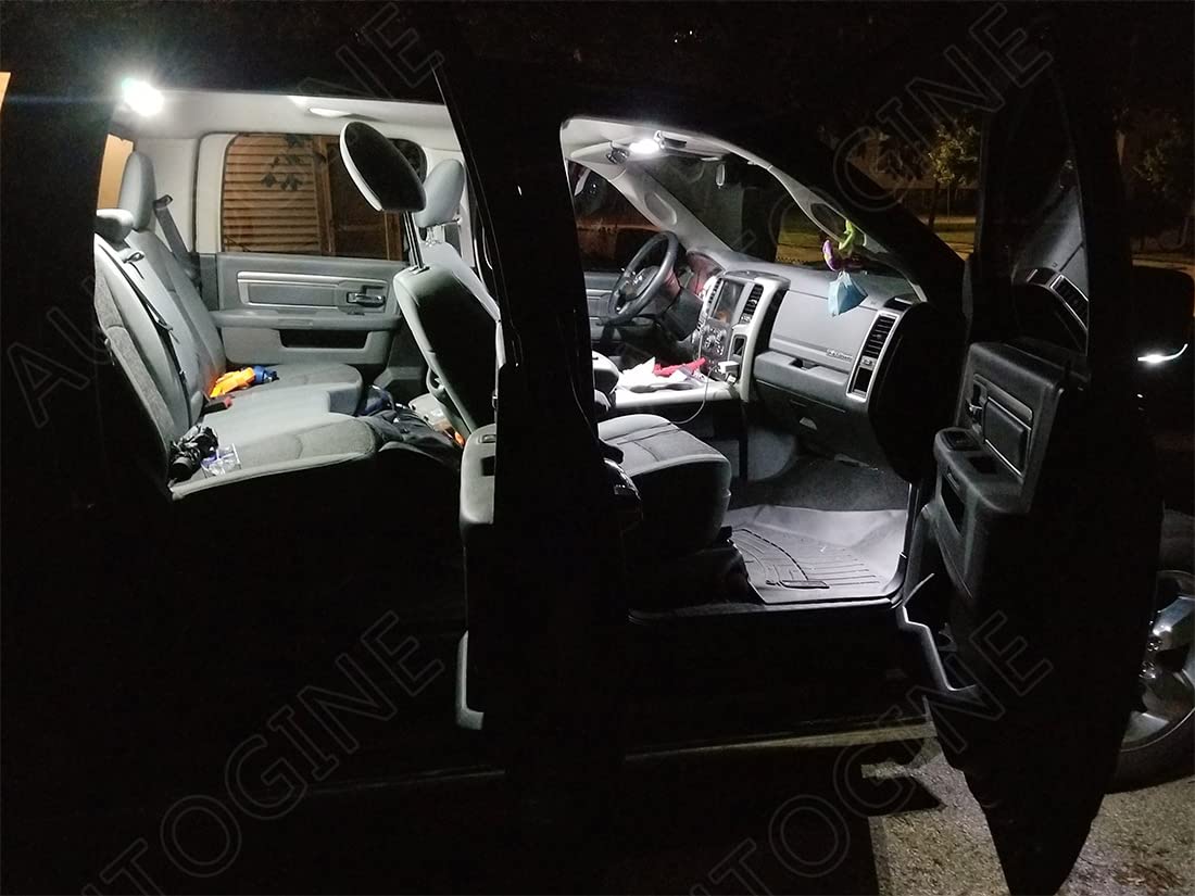 AUTOGINE map and dome lights installed in Ram cabin improving visibility