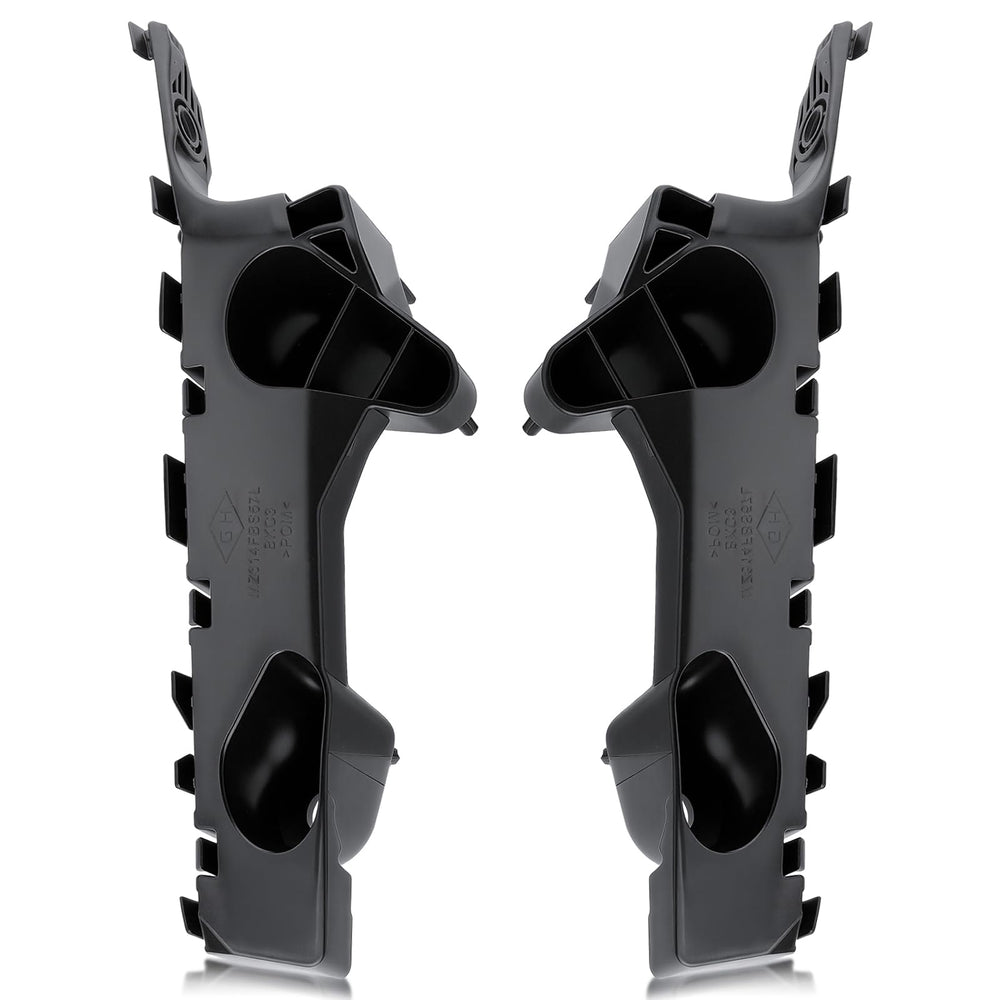 AUTOKAY front view of both bumper retainer brackets for quick visual confirmation