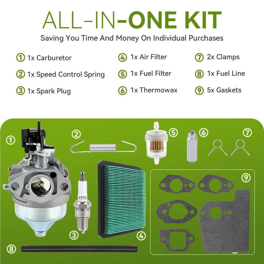 AUTOKAY product in a mower repair setting highlighting quick field replacement