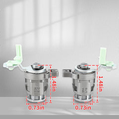 AUTOKAY driver-side lock cylinder close-up showing precise keyway and durable construction benefit