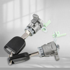 AUTOKAY passenger-side lock cylinder close-up showing matching finish and reliable fit benefit