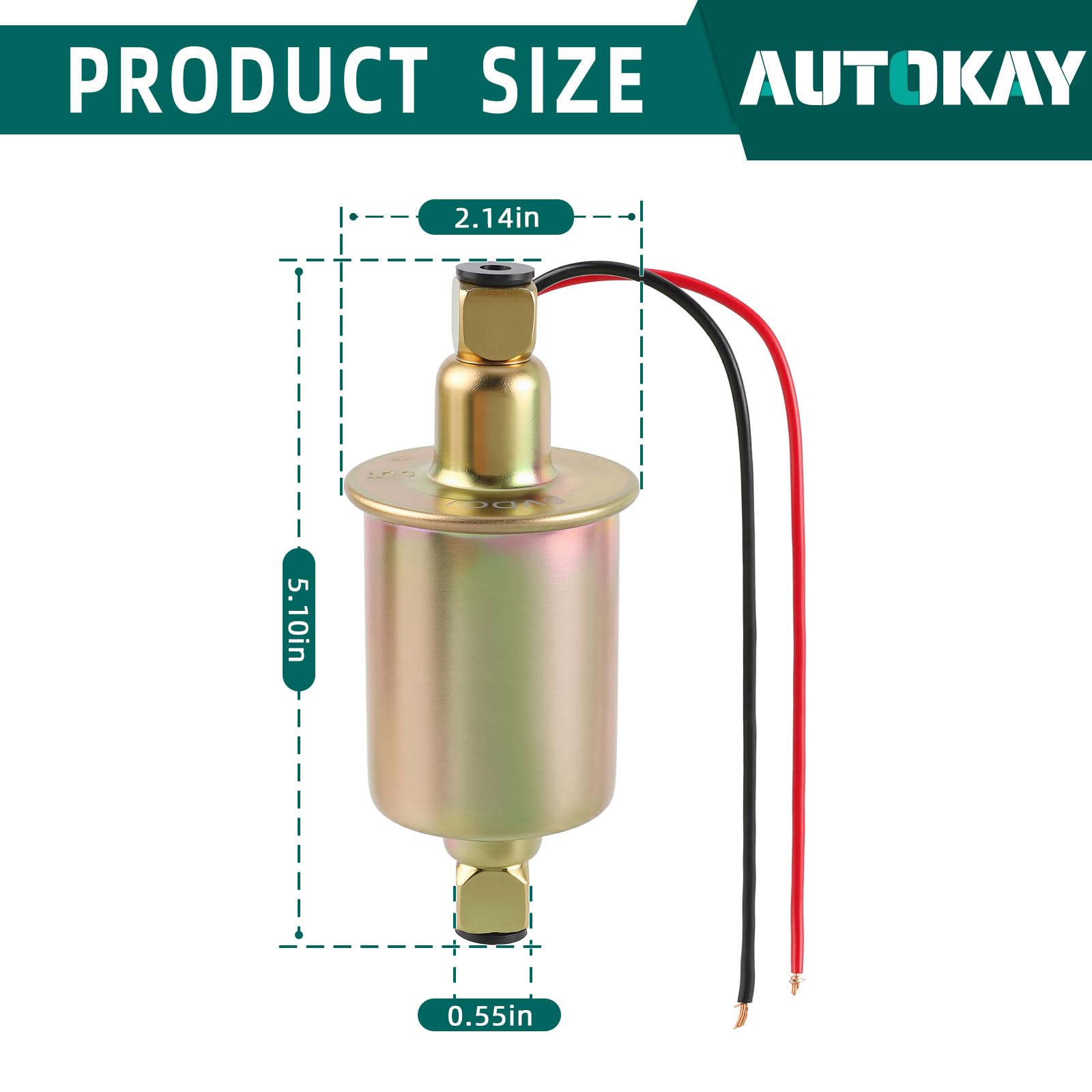 AUTOKAY pump mounted under vehicle demonstrating easy inline placement benefit