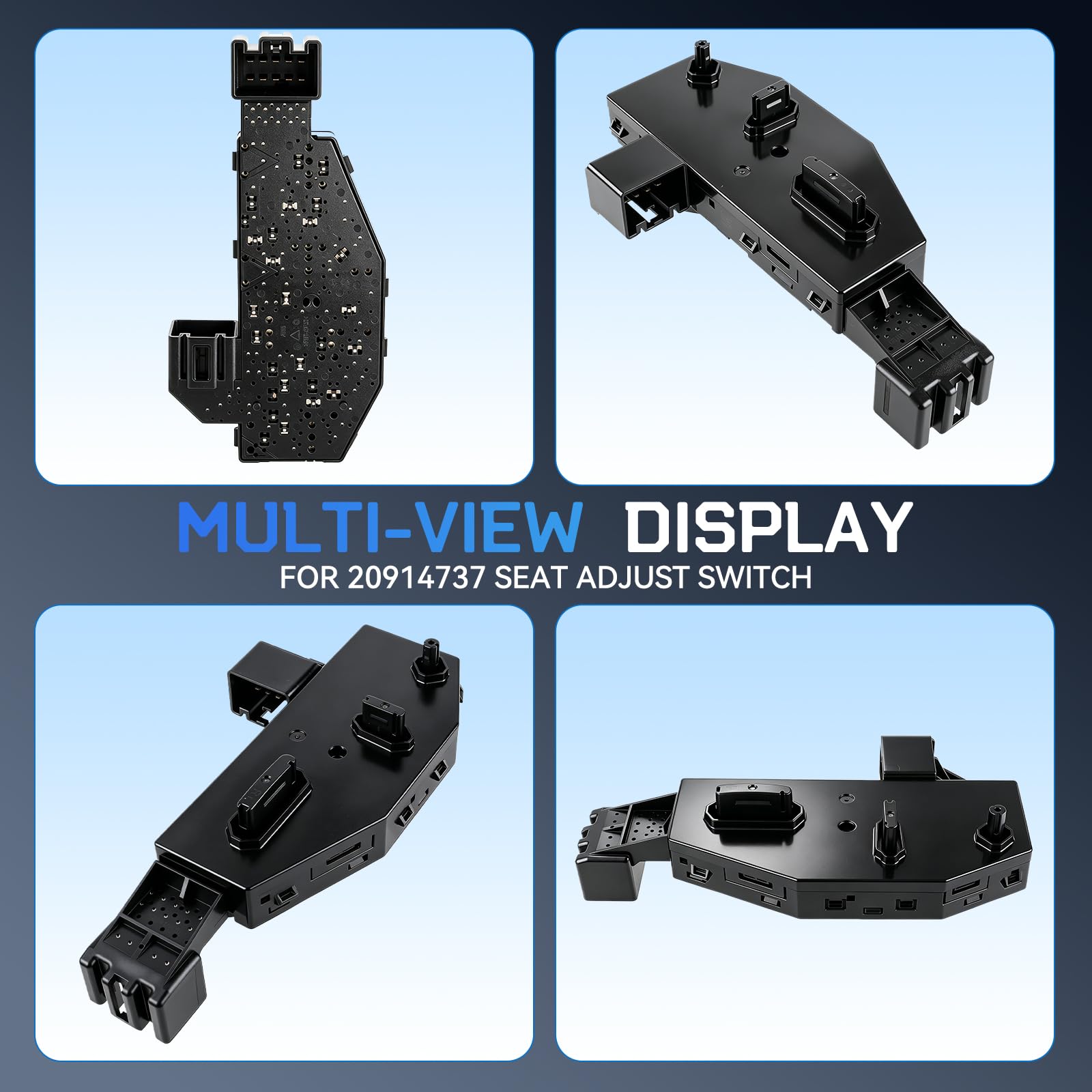 AUTOKAY switch comparison with old part showing matching shape for correct replacement
