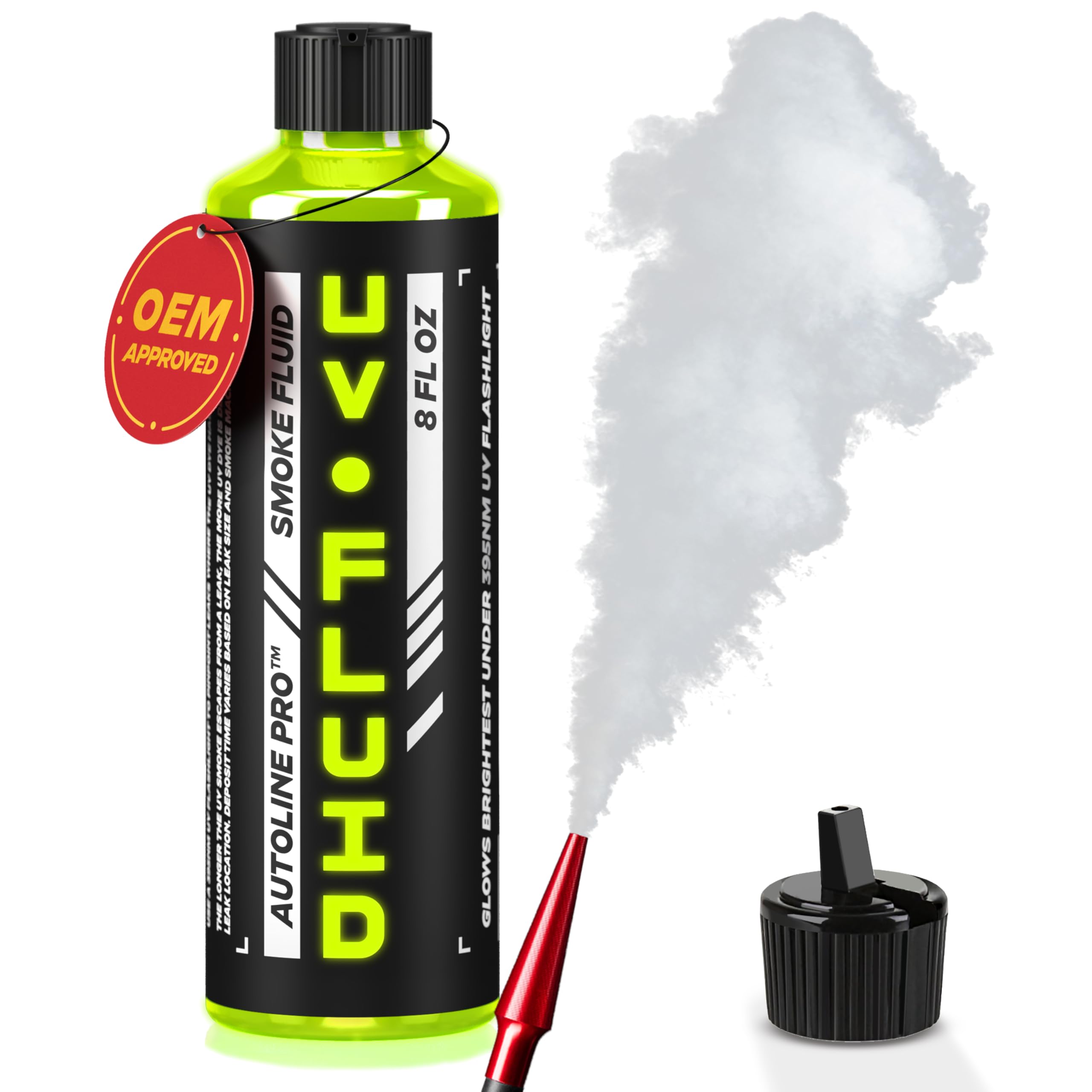 AutoLine Pro front label showing product name and UV benefit